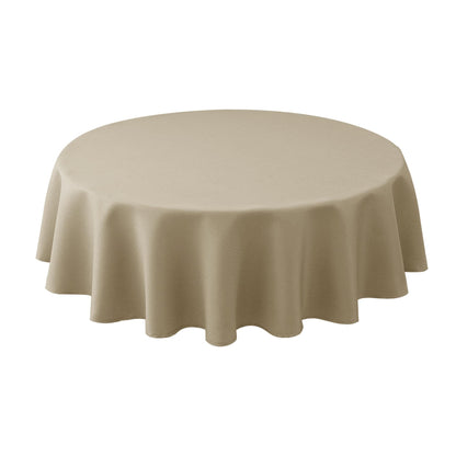 Textured Tablecloth Rectangle-Fabric Spillproof Table Cloth-Natural 60x108"