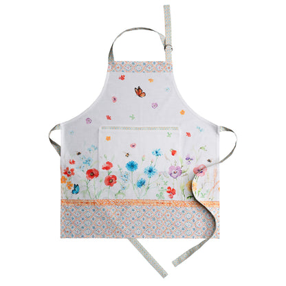 Maison d' Hermine Aprons for women with Pocket 100% Cotton (27.50"x31.50")