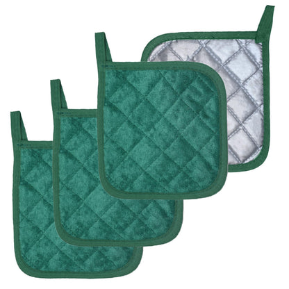 4 Pack Pot Holders for Kitchen Clearance Oven Potholders Sets for Kitchens Hot Pads for Kitchen Countertops Heat Resistant Red
