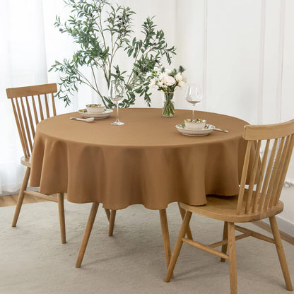maxmill Rectangle Textured Tablecloth Waterproof Spillproof Wrinkle Free Table Cloth, Kitchen Dining Tabletop Decoration, Fabric Table Cover for Outdoor and Indoor Use, 52 x 70 Inch, Sage Green