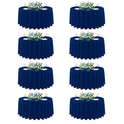 sancua 2 Pack Black Tablecloths 60x102 Inch for 6 Feet Rectangle Tables