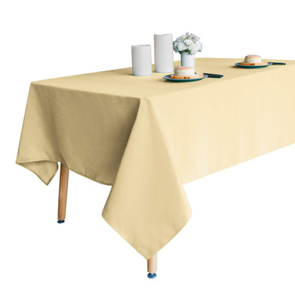 Obstal Rectangle Table Cloth, Navy Blue, 60 x 84 Inch