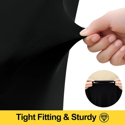 Smiry Spandex Elastic Fitted Table Cloth Skirt for 6FT Rectangle Table