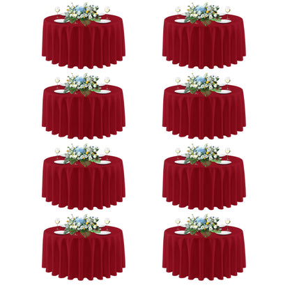 sancua 2 Pack Black Tablecloths 60x102 Inch for 6 Feet Rectangle Tables
