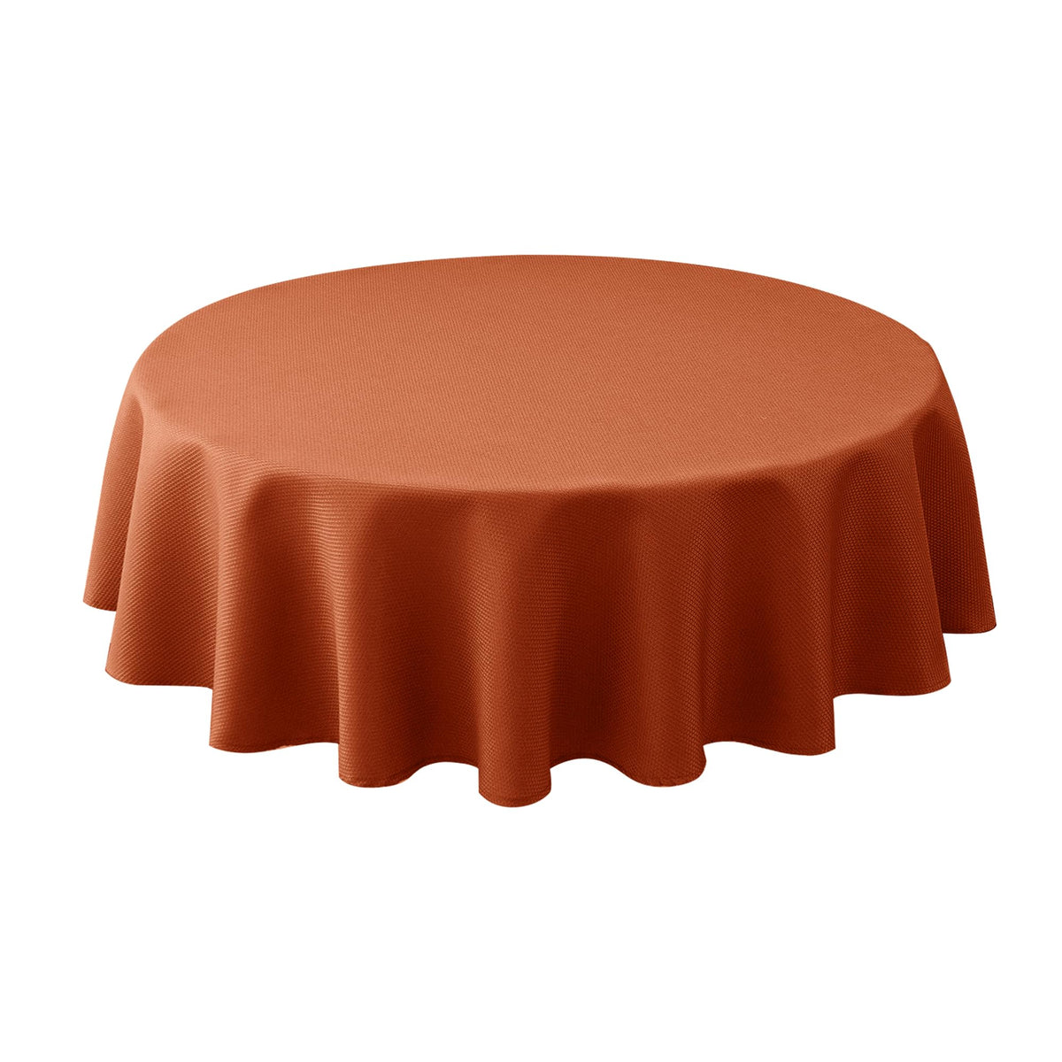 Textured Tablecloth Rectangle-Fabric Spillproof Table Cloth-Natural 60x108"