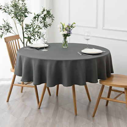 maxmill Rectangle Textured Tablecloth Waterproof Spillproof Wrinkle Free Table Cloth, Kitchen Dining Tabletop Decoration, Fabric Table Cover for Outdoor and Indoor Use, 52 x 70 Inch, Sage Green