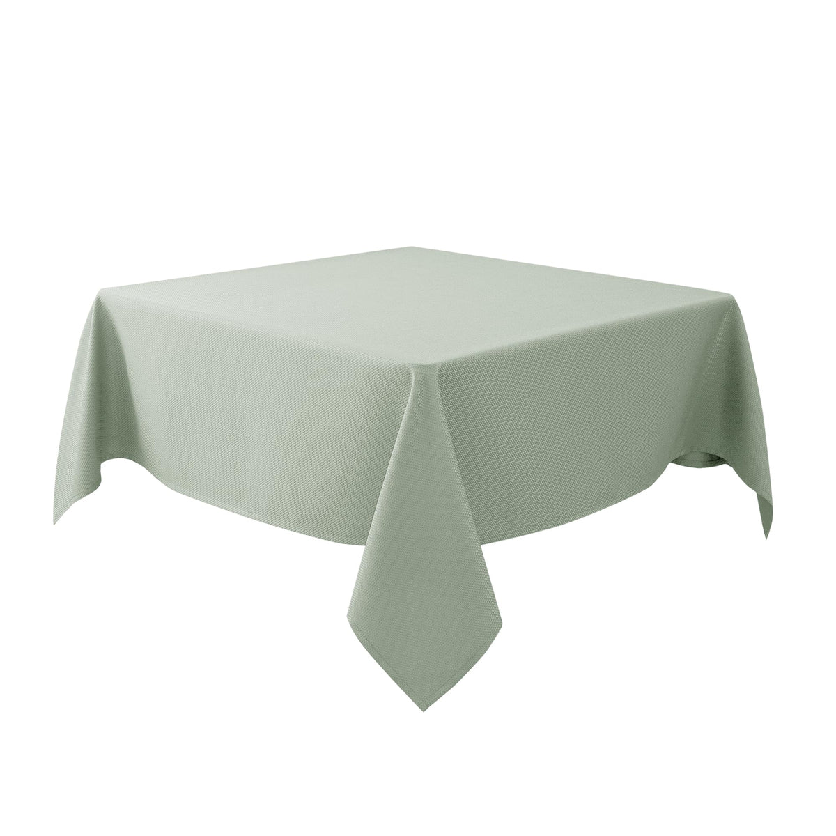 Textured Tablecloth Rectangle-Fabric Spillproof Table Cloth-Natural 60x108"