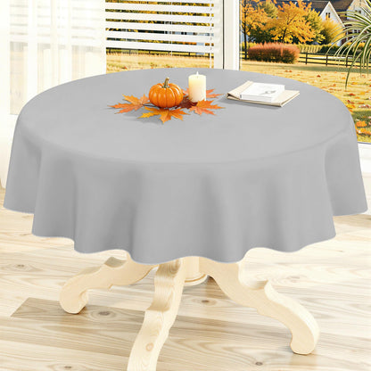 homing Rectangle Black Vinyl Waterproof Tablecloth with Flannel Backed