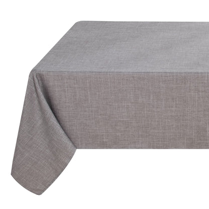 Fitable Nature Faux Linen Tablecloths Rectangle 60 x 84 Inch - 2 Pack Neutral Table Clothes for 4-6 Foot Tables, Wrinkle-Proof Faux Burlap Table Cover for Dining, Farmhouse, Outdoor Picnic, Camping