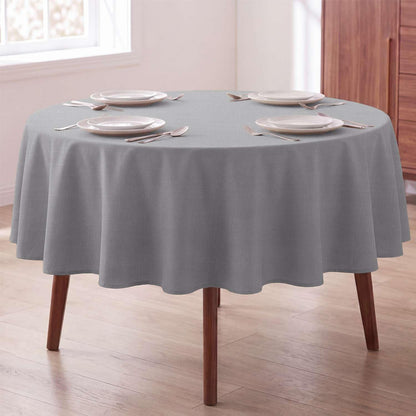H.VERSAILTEX Linen Table Cloths Rectangle 60 x 84 Inch Premium Tablecloth Spill-Proof Waterproof Table Cover for Dining Buffet Feature Extra Soft and Thick Fabric Wrinkle Free, Natural