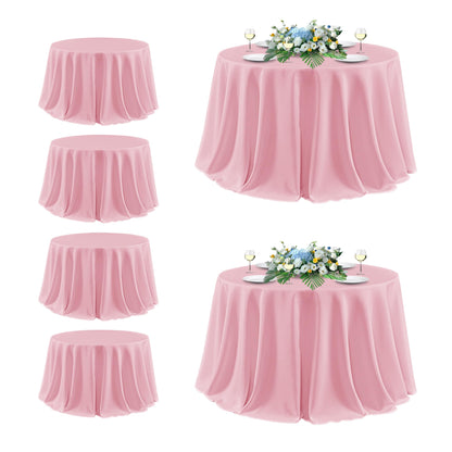 sancua 2 Pack Black Tablecloths 60x102 Inch for 6 Feet Rectangle Tables