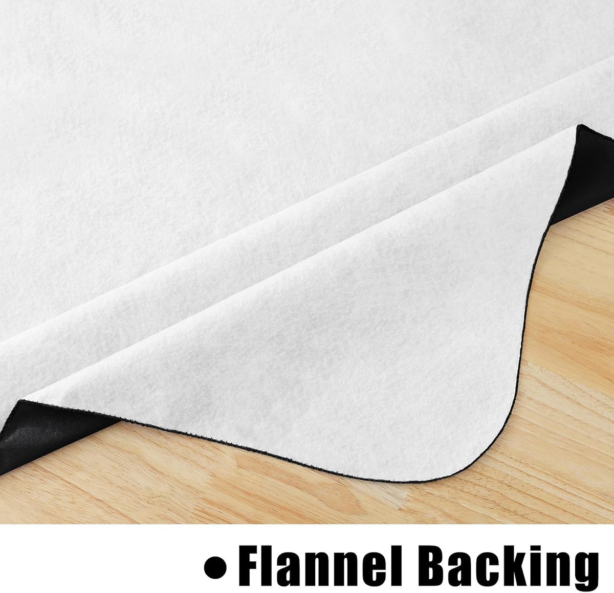 homing Rectangle Black Vinyl Waterproof Tablecloth with Flannel Backed