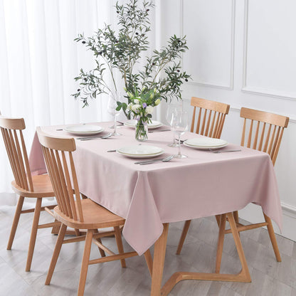 maxmill Rectangle Textured Tablecloth Waterproof Spillproof Wrinkle Free Table Cloth, Kitchen Dining Tabletop Decoration, Fabric Table Cover for Outdoor and Indoor Use, 52 x 70 Inch, Sage Green