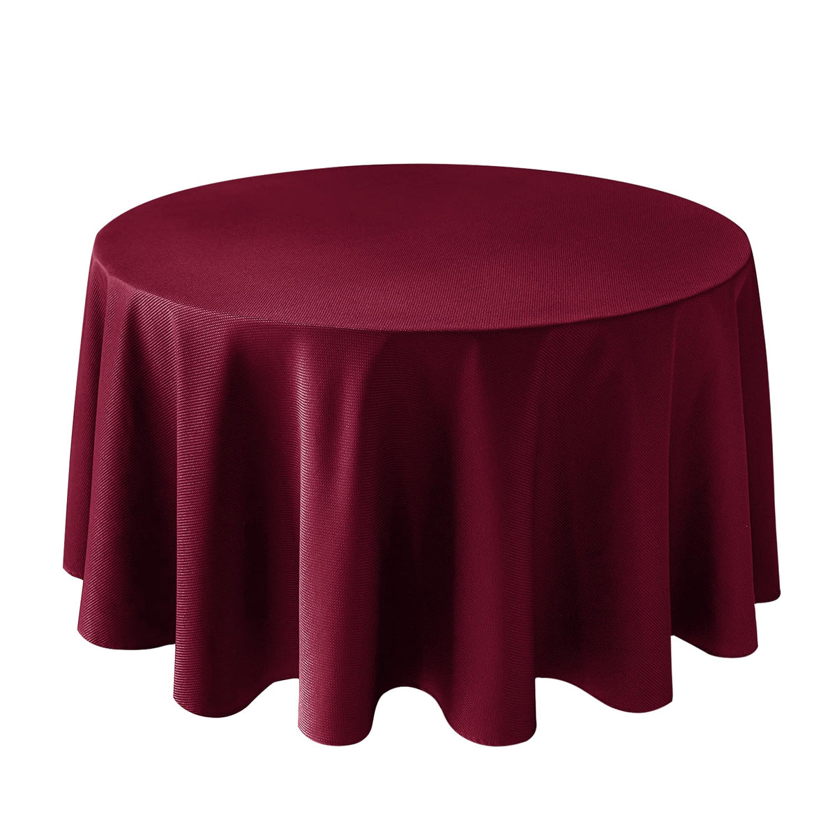 Textured Tablecloth Rectangle-Fabric Spillproof Table Cloth-Natural 60x108"