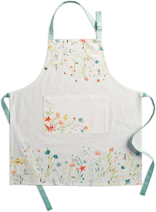 Maison d' Hermine Aprons for women with Pocket 100% Cotton (27.50"x31.50")