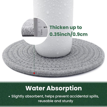 8 Inch Trivets for Hot Dishes, Hot Pots and Pans, 5 Pcs