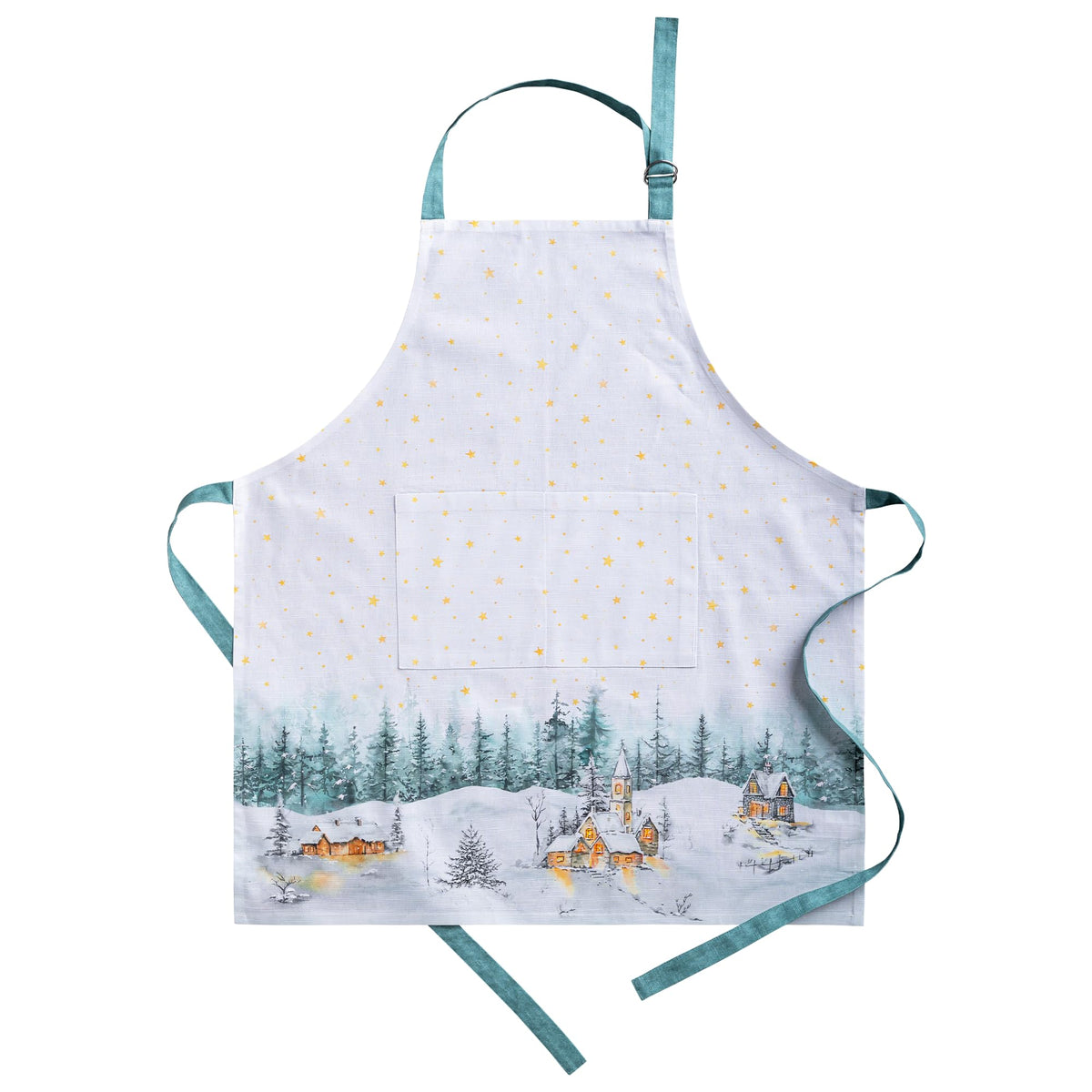 Maison d' Hermine Aprons for women with Pocket 100% Cotton (27.50"x31.50")