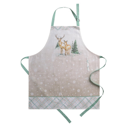 Maison d' Hermine Aprons for women with Pocket 100% Cotton (27.50"x31.50")