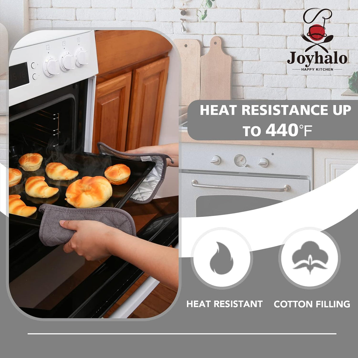 Joyhalo 4 Pack Pot Holders for Kitchen Clearance