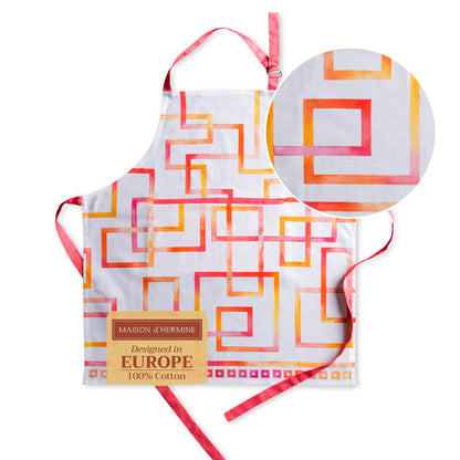 Maison d' Hermine Aprons for women with Pocket 100% Cotton (27.50"x31.50")