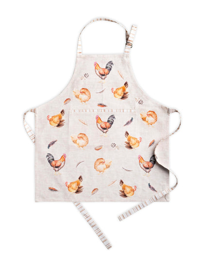 Maison d' Hermine Aprons for women with Pocket 100% Cotton (27.50"x31.50")