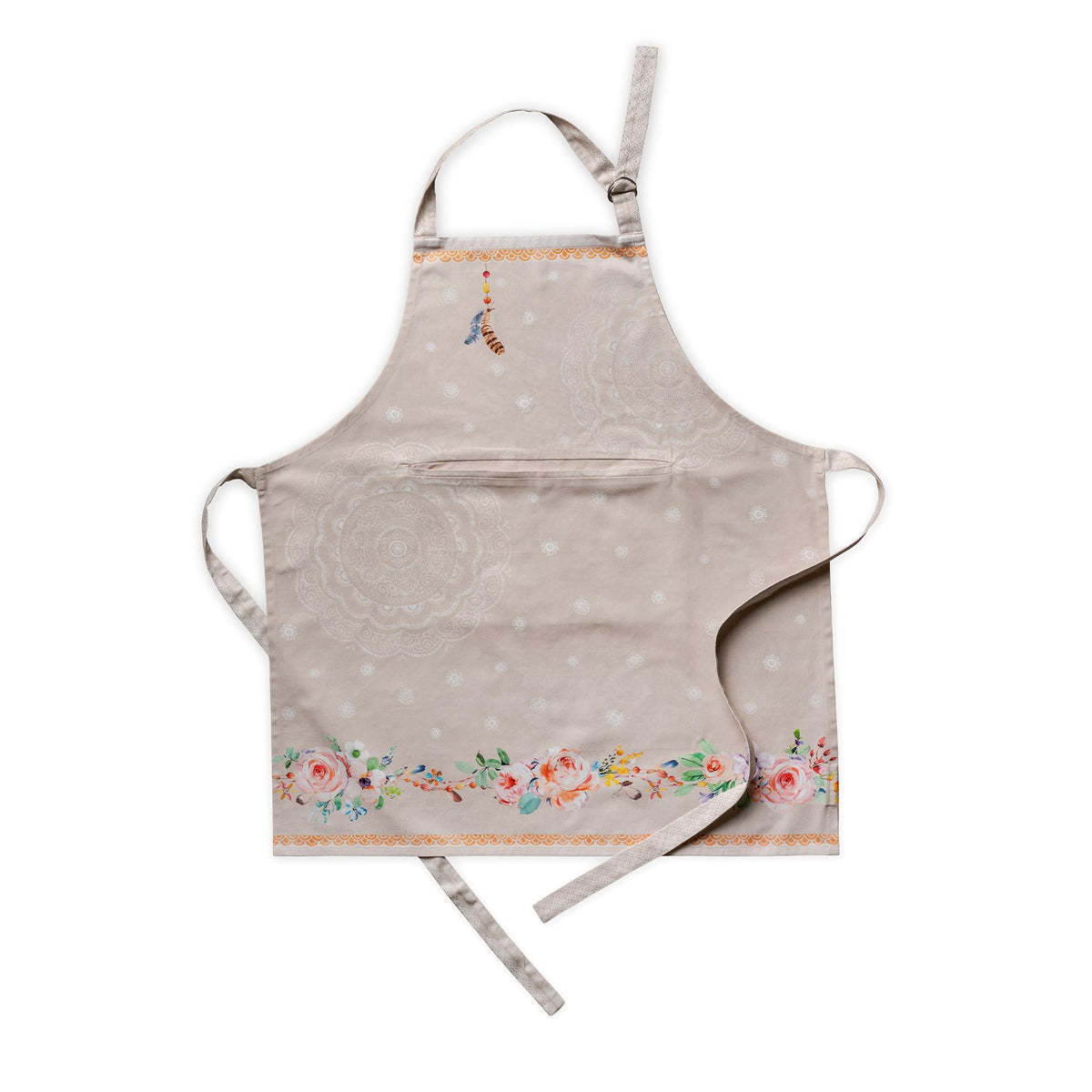 Maison d' Hermine Aprons for women with Pocket 100% Cotton (27.50"x31.50")