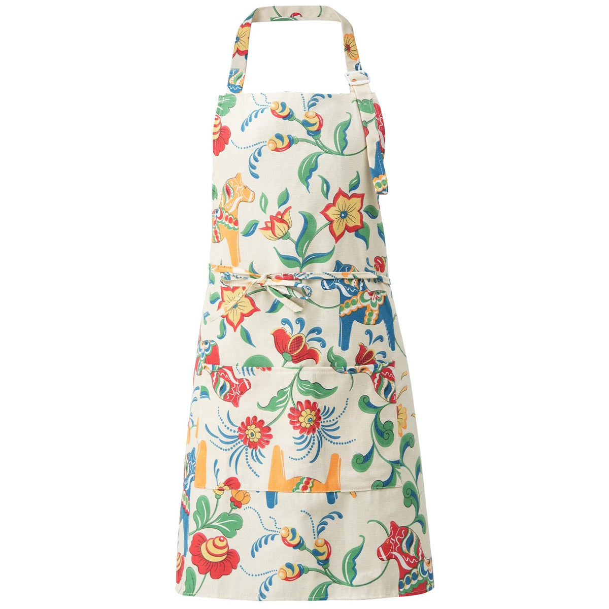 DILLMAN Aprons for Women with Pockets Cotton Linen Cooking Kitchen Baking Soft Durable Floral Gardening Apron