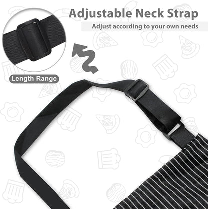 2 Pack Aprons for Women with 2 Pockets, Kitchen Cooking Apron for Men