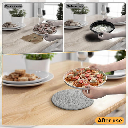7" Trivets for Hot Dishes, 6 Pack Trivets for Hot Pots and Pans