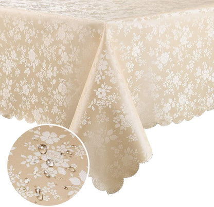 Smiry Rectangle Waterproof Heavy Duty Vinyl Tablecloths, 60 x 84 Inch