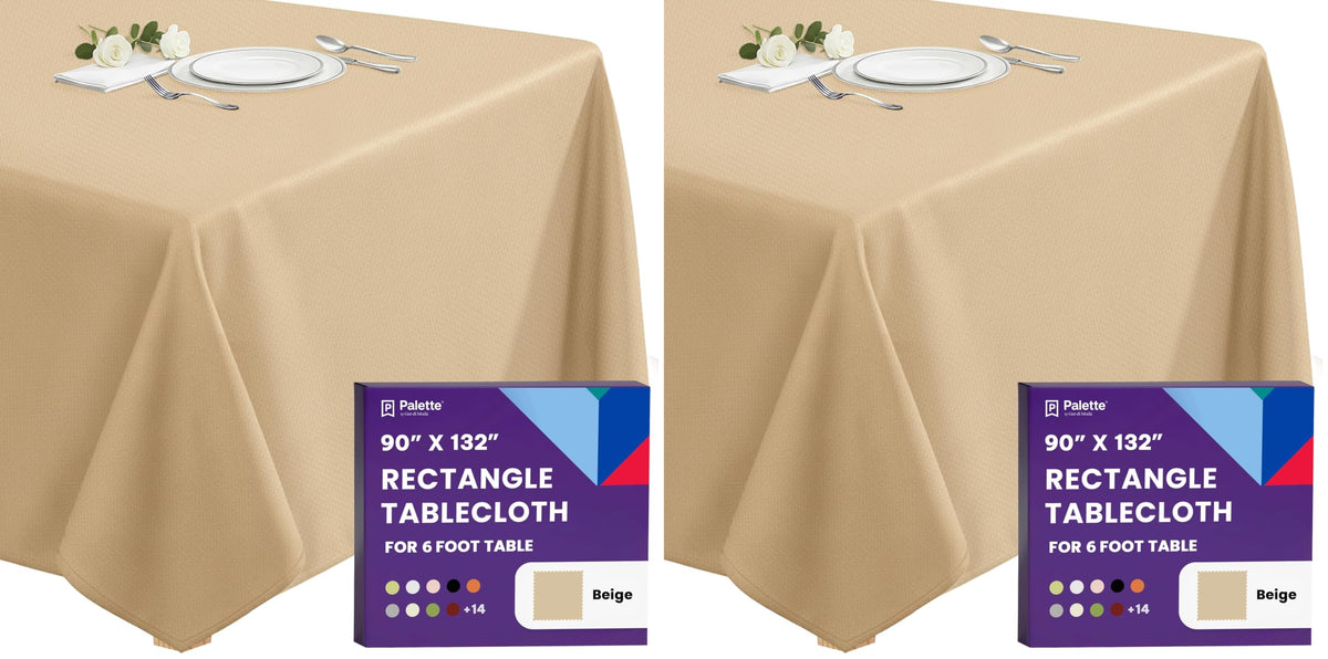 Gee Di Moda Rectangle Tablecloth - 70 x 120 Inch Navy Blue Table Cloth for 6 or 8 Foot Rectangle Tables - Heavy Duty Washable Fabric - for Holiday Party, Dinner, Weddings, Baby Shower & Events