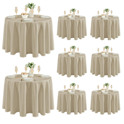 Fitable 6 Pack Black Tablecloths 70x120 Inch for 6-8 Ft Rectangle Tables