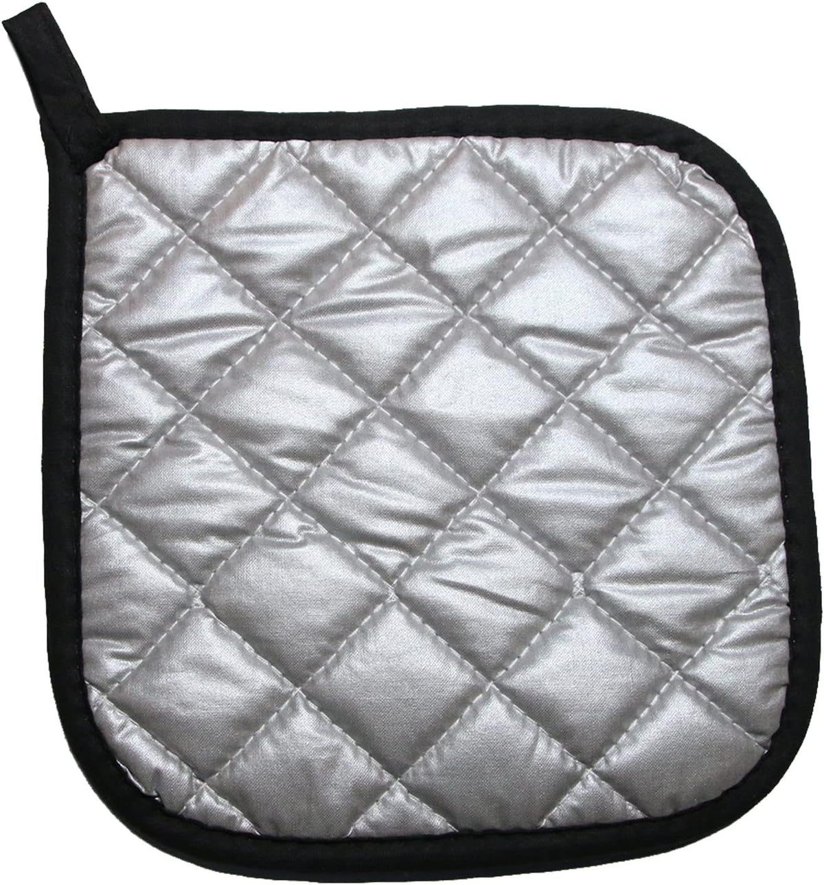 5 PCS Pot Holders for Kitchen, Cotton Potholers with Great Heat Resistance, Hot Pads, Trivets for Cooking and Baking Black
