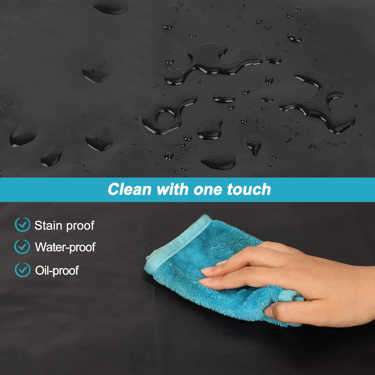 Waterproof Rubber Apron Adjustable Dishwasher Apron - Heavy Duty Work Apron