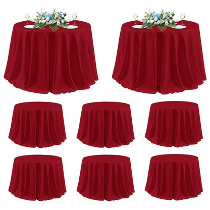 sancua 2 Pack Black Tablecloths 60x102 Inch for 6 Feet Rectangle Tables