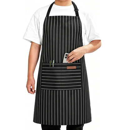 Syntus Chef Apron for Men Women with Pockets, Thick Grilling BBQ Apron