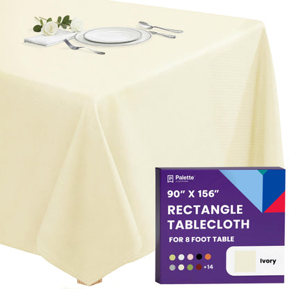 Gee Di Moda Rectangle Tablecloth - 70 x 120 Inch Navy Blue Table Cloth for 6 or 8 Foot Rectangle Tables - Heavy Duty Washable Fabric - for Holiday Party, Dinner, Weddings, Baby Shower & Events