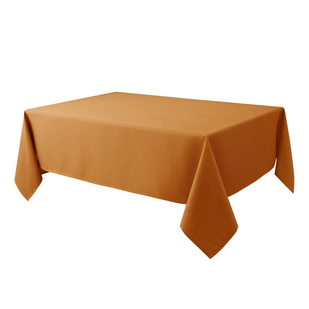 Textured Tablecloth Rectangle-Fabric Spillproof Table Cloth-Natural 60x108"