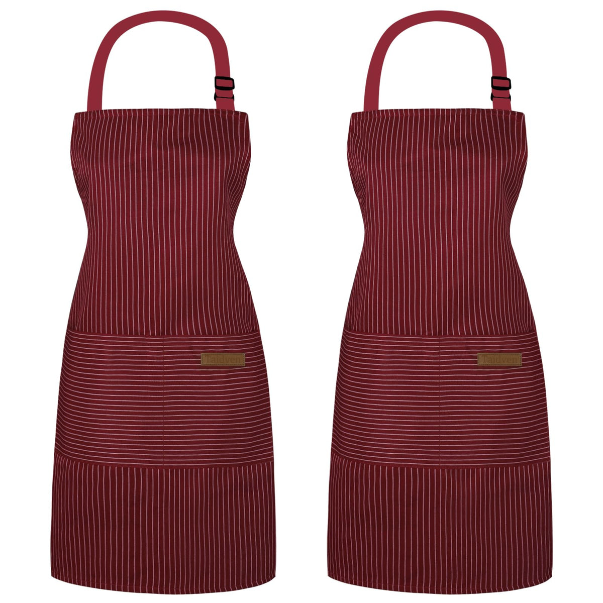 Taidven Apron - Unisex, Adjustable Bib Kitchen Apron, Cooking Apron, Chef Aprons for Men, Aprons for Women with Pockets
