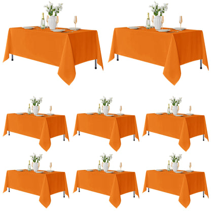 Fitable 6 Pack Black Tablecloths 70x120 Inch for 6-8 Ft Rectangle Tables