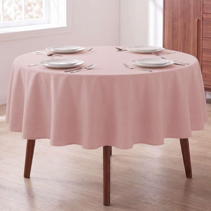 H.VERSAILTEX Linen Table Cloths Rectangle 60 x 84 Inch Premium Tablecloth Spill-Proof Waterproof Table Cover for Dining Buffet Feature Extra Soft and Thick Fabric Wrinkle Free, Natural