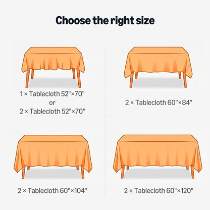 Amazon Basics Rectangle Tablecloths Water-Repellent, Faux Linen Textured Table Cloth Wrinkle Resistant Washable, Decorative Fabric Table Cover for Dining, 60" x 84", Beige, Pack of 2