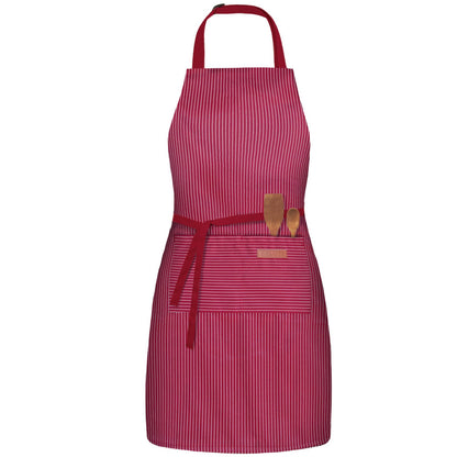 BeLuyi Adjustable Bib Apron with 2 Pockets Chef Cooking Kitchen Restaurant Aprons for Women Men