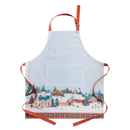 Maison d' Hermine Aprons for women with Pocket 100% Cotton (27.50"x31.50")