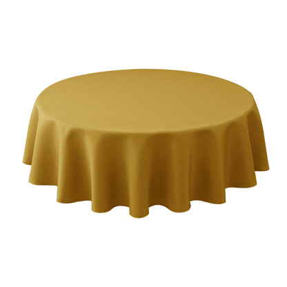 Textured Tablecloth Rectangle-Fabric Spillproof Table Cloth-Natural 60x108"