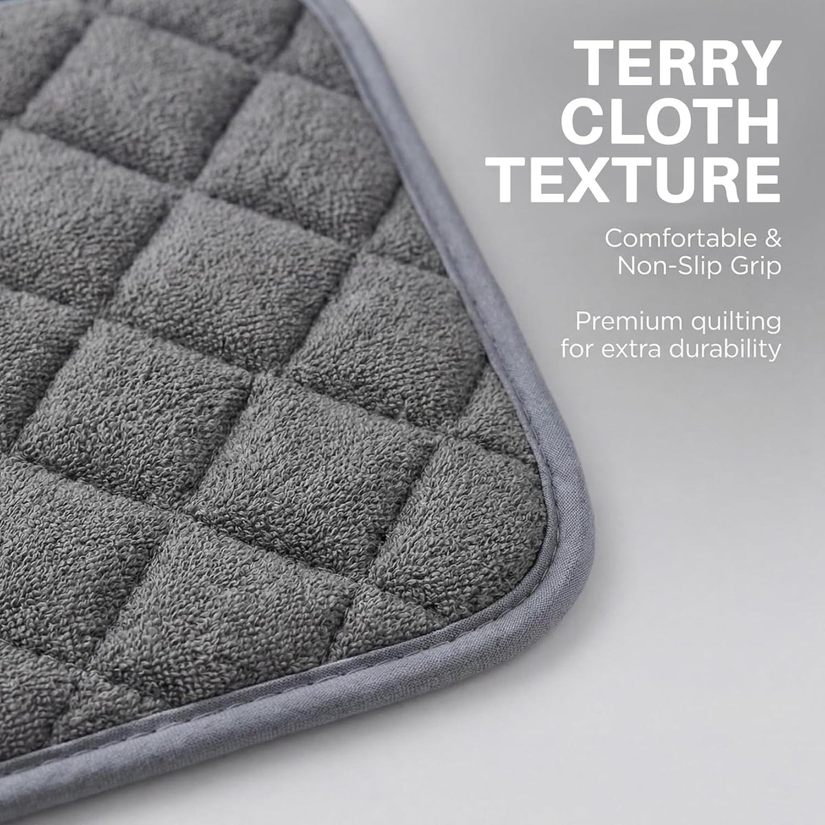 MAQIHAN 4 PCS Pot Holders for Kitchen - Cotton Hot Pads for Kitchen Gray