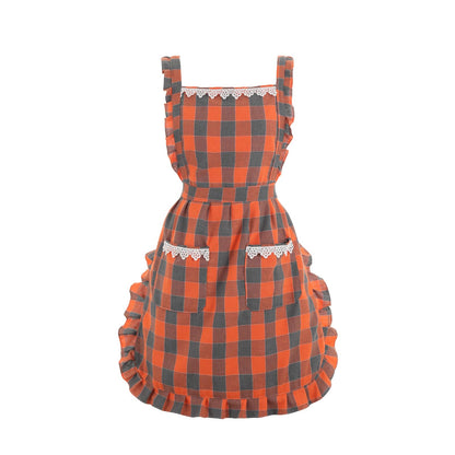 Aoomzoon Cute Aprons for Women with Pockets for Cooking Kitchen Gifts
