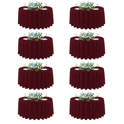 sancua 2 Pack Black Tablecloths 60x102 Inch for 6 Feet Rectangle Tables