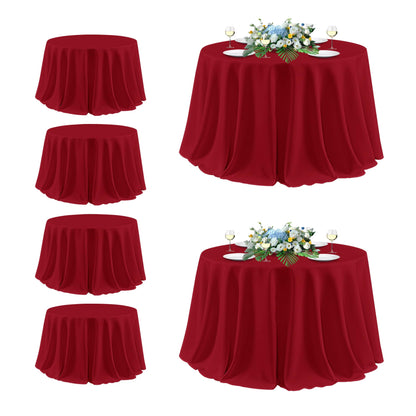 sancua 2 Pack Black Tablecloths 60x102 Inch for 6 Feet Rectangle Tables