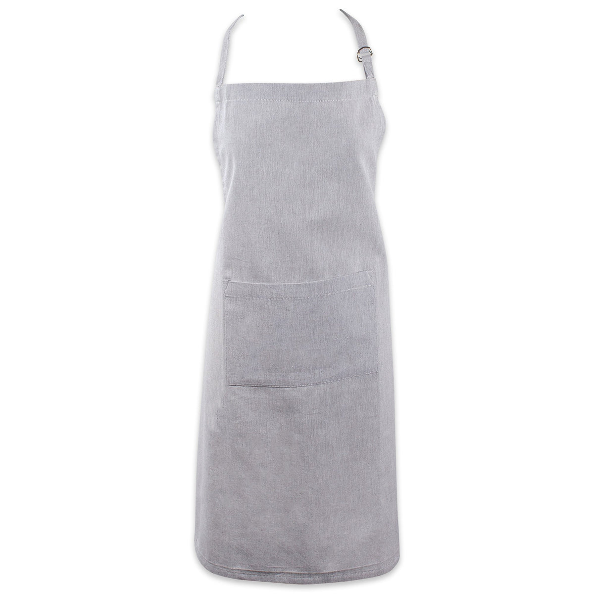 DII 100% Cotton Solid Chambray Kitchen Set, Chef Apron, Natural, 1 Piece